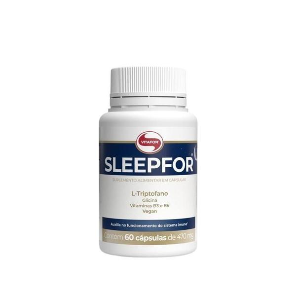 Imagem de Sleepfor 60 Cps (L Triptofano + Vit B3 B6) Vitafor- Original