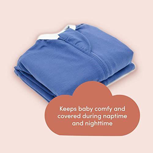 Imagem de SleepingBaby Poly Zipadee-Zipddle Transition Baby Swaddle Blanket com zíper, aconchegante baby sleep sack wrap (Pequeno 4-8 meses  12-19 lbs, 25-29 polegadas  Marinha Clássica)