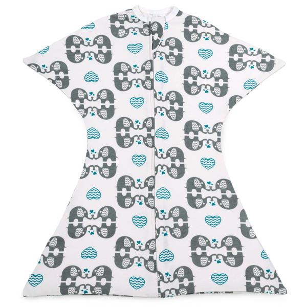 Imagem de SleepingBaby Zipadee-Zipddle Transição Baby Swaddle Blanket com zíper, aconchegante baby sleep sack wrap (Pequeno 4-8 meses  12-19 lbs, 25-29 polegadas  eLOVEphant)