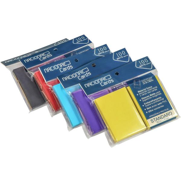 Sleeve Matte Standard Roxo Nacional Cards - Magic Pokémon Imagem de Sleeve Matte Standard Roxo Nacional Cards - Magic Pokémon