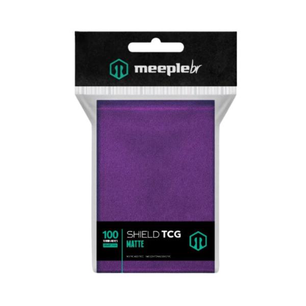 Imagem de Sleeve Shield Tcg Matte: Roxo - Meeple Br