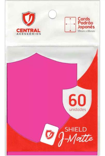 Imagem de Sleeves Central Shield - Small Matte: Rosa Neon