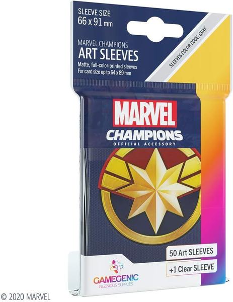 Imagem de Sleeves Marvel Champions Capitã Marvel 66x91mm