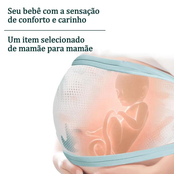 Imagem de Sling De Bebe Carregador Canguru Segurar Filho Ajustável