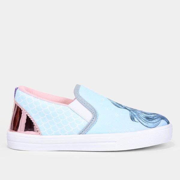 Slip On Bebê Disney Princesa Ariel Menina