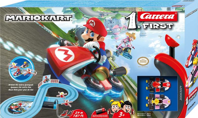 Imagem de Slot Car Race Track Carrera First Mario Kart com 2 carros para crianças