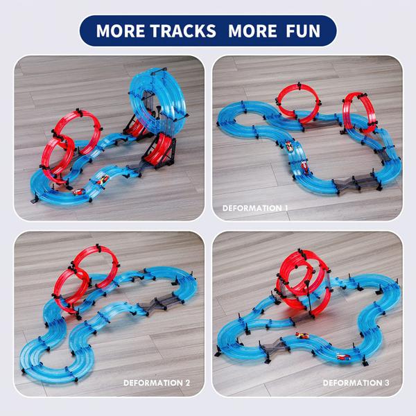 Imagem de Slot Car Race Track Set Insgen Hot Magnetic Attraction Kids