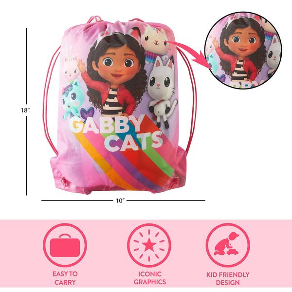 Imagem de Slumber Set Sling Bag Gabbys Dollhouse para crianças de 3 anos ou mais