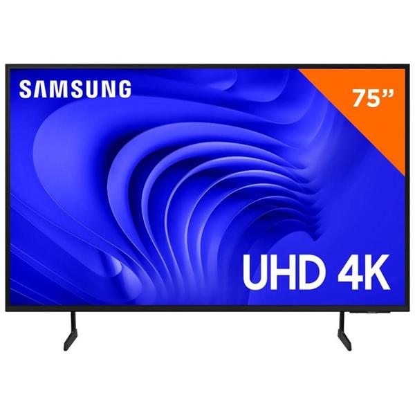 Imagem de Smart Big TV 75 Polegadas Samsung Crystal UHD 4K com Gaming Hub, UN75DU7700