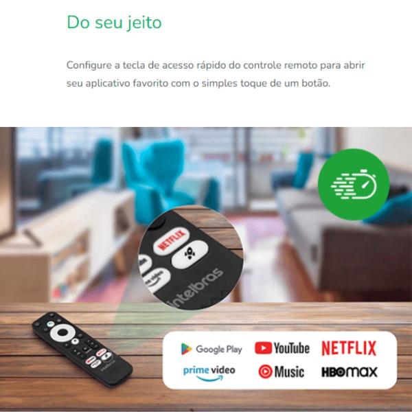 Imagem de Smart Box Tv Android Izy Play Full Hd Intelbras