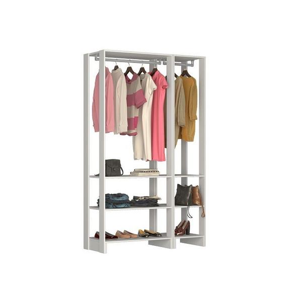 Imagem de Smart Closet Yes Com 2 Cabideiros e 6 Prateleiras Nova Mobile