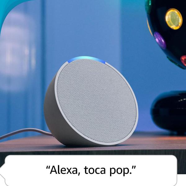 Imagem de Smart Echo Pop Alexa Assistente Virtual Alto-falante Inteligente Oficial Ideal Para Presentes