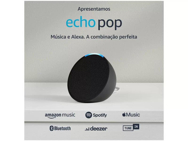 Imagem de Smart Speaker Amazon Echo Pop com Wi-Fi e Bluetooth - ALEXA