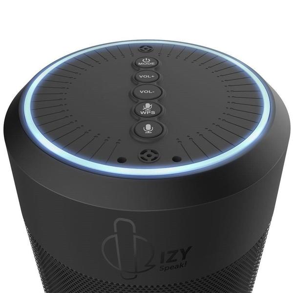 Imagem de Smart Speaker Intelbras Izy Speak! com Alexa Integrada,Bluetooth,Wi-Fi,Comandos de voz,Bateria5W RMS