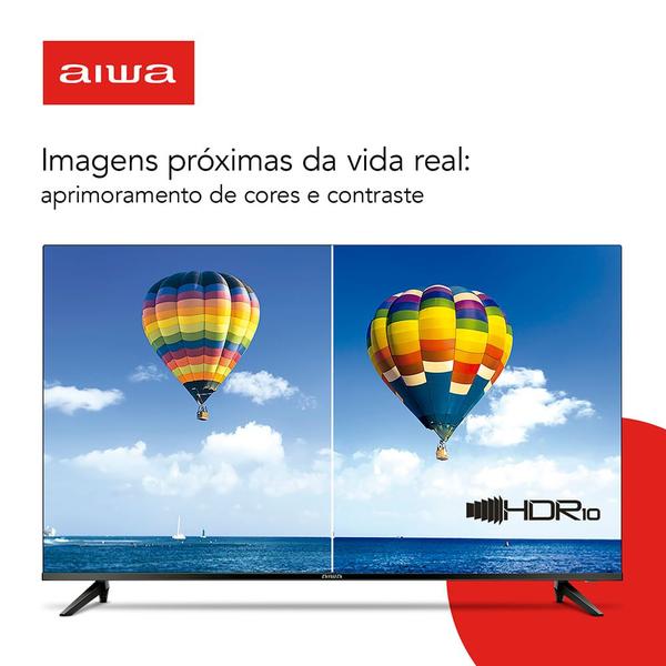 Imagem de Smart TV 32" Aiwa AWS-TV-32-BL-02-A Borda Infinita - Bivolt