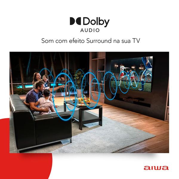 Imagem de Smart TV 32" Aiwa AWS-TV-32-BL-02-A Borda Infinita - Bivolt