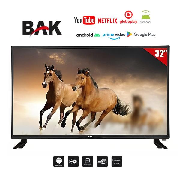 Imagem de Smart Tv 32 Bivolt Android 11 Wifi Hd 60hz Premium Bak