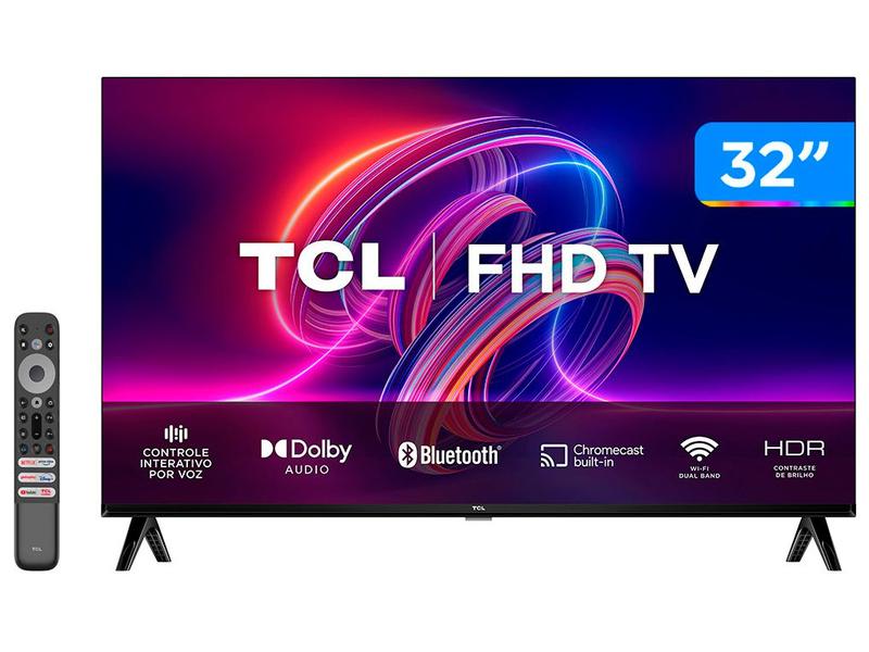 Smart TV 32” Full HD LED TCL 32S5400AF Android - Wi-Fi Bluetooth Google Assistente 2 HDMI ... Smart TV 32” Full HD LED TCL 32S5400AF Android - Wi-Fi Bluetooth Google Assistente 2 HDMI ...