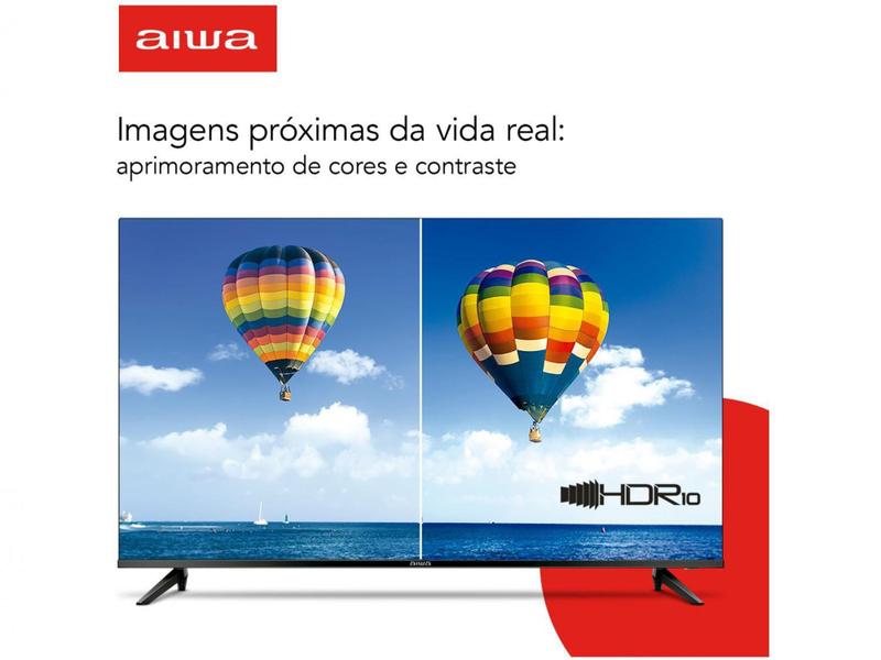 Imagem de Smart TV 32” HD D-LED AIWA IPS Wi-Fi Bluetooth - Google Assistente 2 HDMI 2 USB