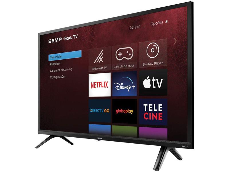 Imagem de Smart TV 32” HD D-LED Semp R5500 VA  - Wi-Fi 3 HDMI 1 USB