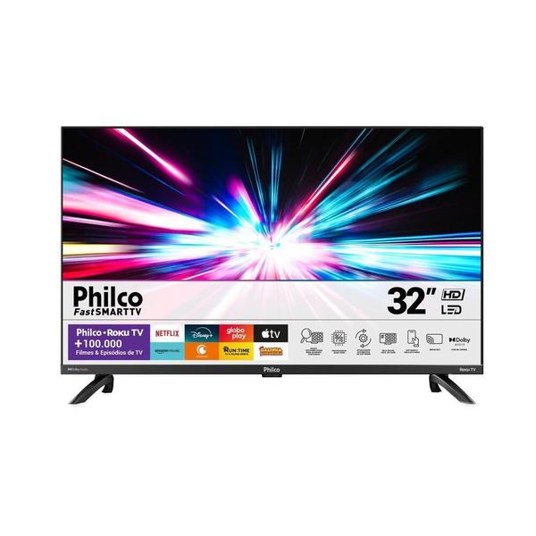 Smart TV 32'' Philco PTV32G7PR2CGB Roku TV LED Dolby Áudio Smart TV 32'' Philco PTV32G7PR2CGB Roku TV LED Dolby Áudio