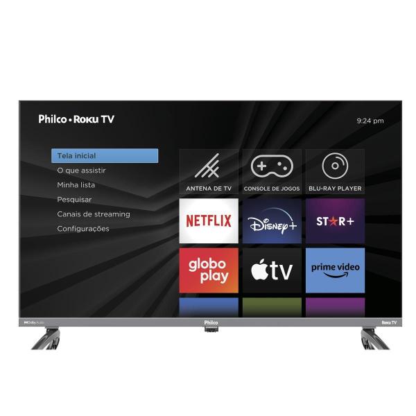 Imagem de Smart TV 32” Philco PTV32K34RKGB LED Roku TV