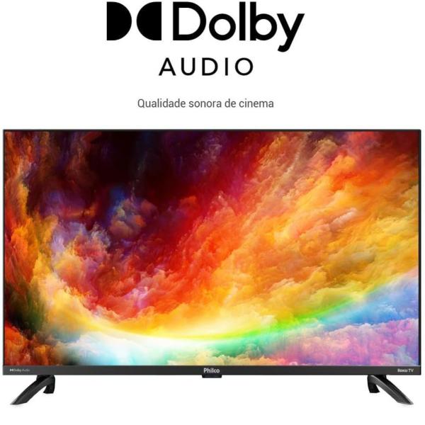 Imagem de Smart Tv 32 Philco Roku Tv Led Dolby Áudio LED 60Hz