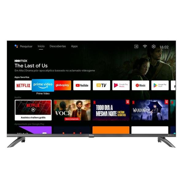 Smart TV 40” Philco PTV40M9GR2CGB Roku TV LED Dolby Audio Cinza - Bivolt Smart TV 40” Philco PTV40M9GR2CGB Roku TV LED Dolby Audio Cinza - Bivolt