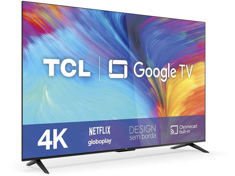 Imagem de Smart TV 43” 4K LED TCL 43P635 VA 60Hz Wi-Fi Bluetooth HDR Google Assistente 3 HDMI 1 USB