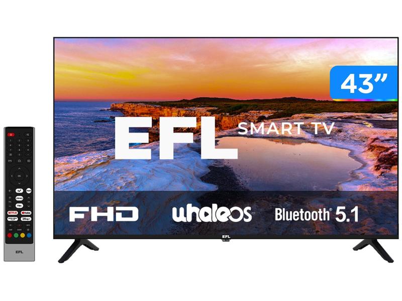 Smart TV 43" HD EFL DLED SX800 43SX800FD 3 HMDI 2 USB Smart TV 43" HD EFL DLED SX800 43SX800FD 3 HMDI 2 USB
