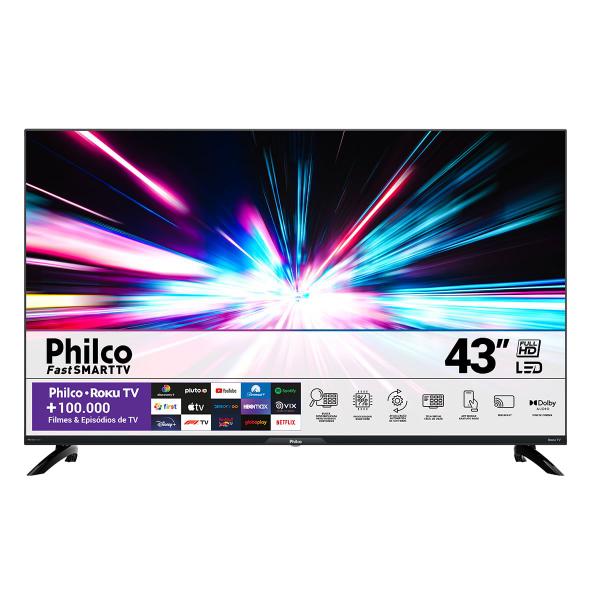 Imagem de Smart TV 43” Philco PTV43G7ER2CPBLF Led Dolby Audio