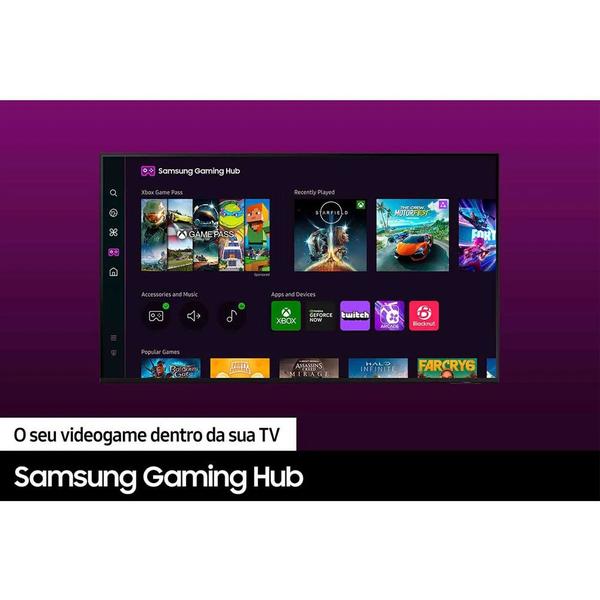 Imagem de Smart TV 43Pol UHD 4K 43DU7700 2024 Processador Crystal 4K Gaming Hub Alexa built in Samsung