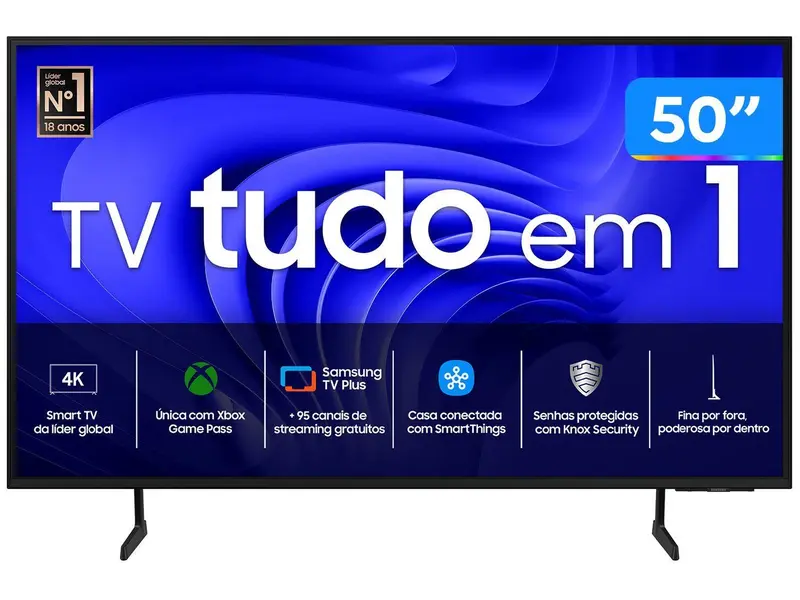 Smart TV 50” 4K UHD LED Samsung 50DU7700 - Wi-Fi Bluetooth Alexa 3 HDMI Smart TV 50” 4K UHD LED Samsung 50DU7700 - Wi-Fi Bluetooth Alexa 3 HDMI