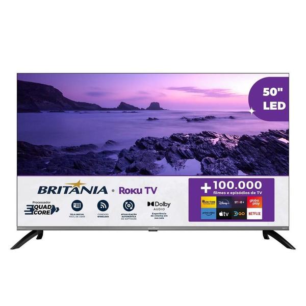 Smart TV 50" Britânia B50CRA Roku TV