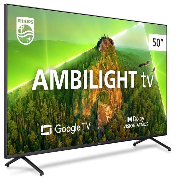 Imagem de Smart Tv 50 Uhd 4k Philips 50pug7908, Google Voz Bluetooth Preto Bivolt