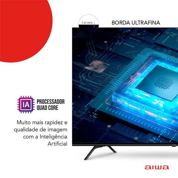 Imagem de Smart TV 55” 4K Ultra HD D-LED Aiwa IPS Android