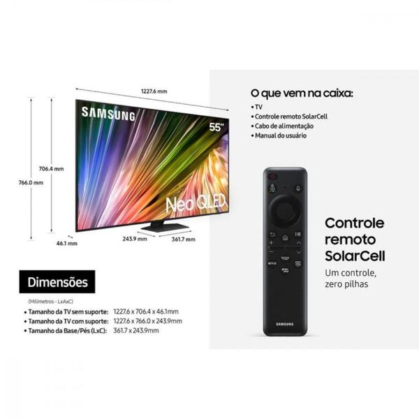 Imagem de Smart TV 55 Samsung Neo Qled 4k Alexa Bult In QN55QN85DBGX preto Bivolt