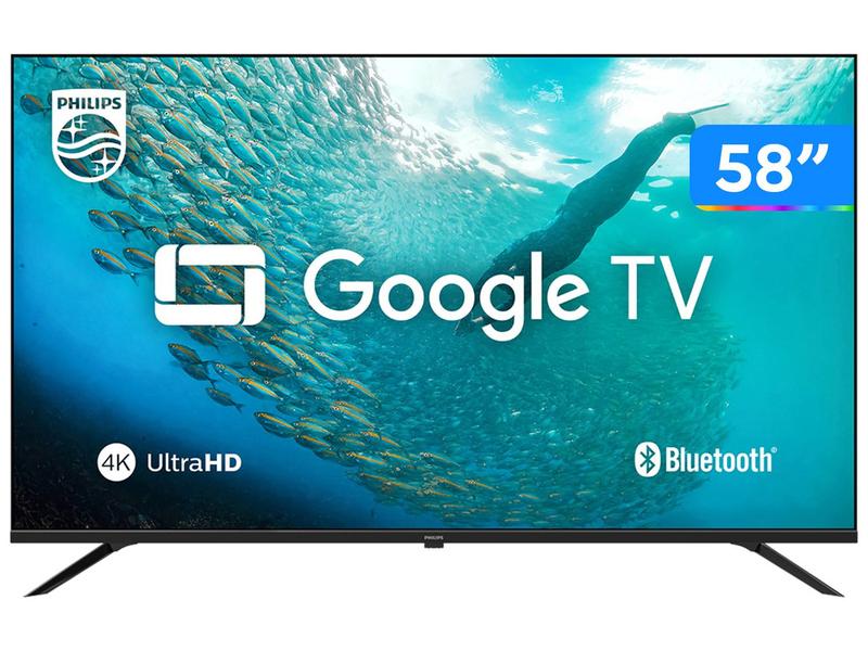 Smart TV 58" 4K UHD LED Philips 58PUG7019/78 Wi-Fi Bluetooth Google Assistente 3 HDMI 2 US... Smart TV 58" 4K UHD LED Philips 58PUG7019/78 Wi-Fi Bluetooth Google Assistente 3 HDMI 2 US...