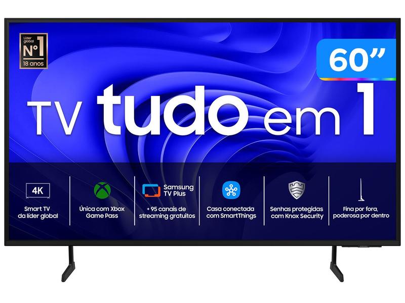 Smart TV 60” 4K UHD LED Samsung 60DU7700 - Wi-Fi Bluetooth Alexa 3 HDMI Smart TV 60” 4K UHD LED Samsung 60DU7700 - Wi-Fi Bluetooth Alexa 3 HDMI