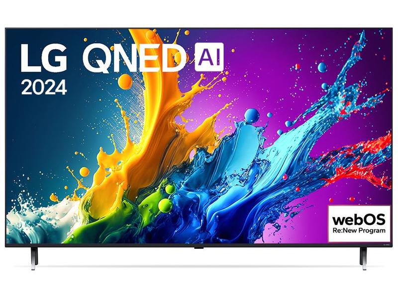 Imagem de Smart TV 65" 4K QNED LG 65QNED80TSA WebOS 24 Processador α5 Ger7 Wi-Fi Bluetooth com Alexa e Chromecast 3 HDMI 2 USB