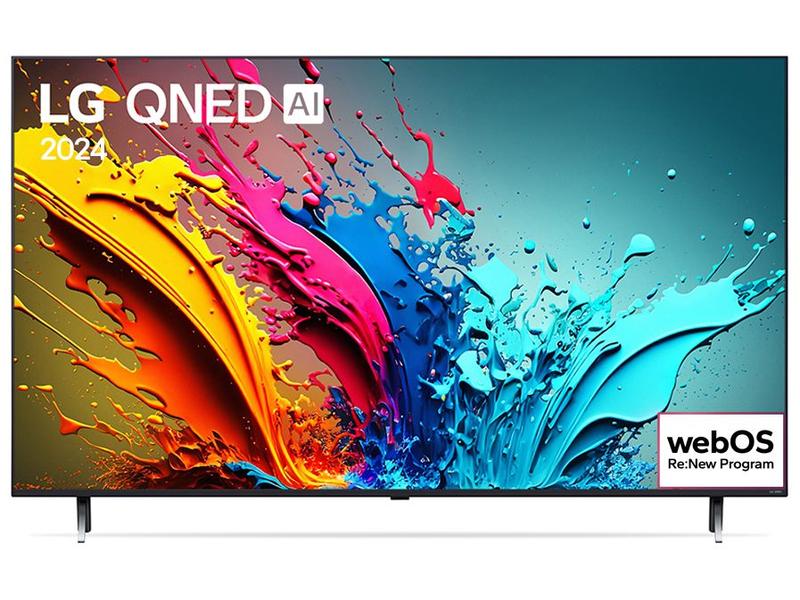 Imagem de Smart TV 65" 4K UHD QNED LG 65QNED85TSA LCD LED Quantum Dot Nanocell 120Hz Wi-Fi Bluetooth com Alexa 4 HDMI 2 USB