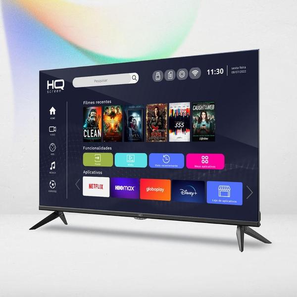 Imagem de Smart TV 65" HQ 4K com Conversor Digital externo 3 HDMI 2 USB WI-FI Design Slim e tela Frameless