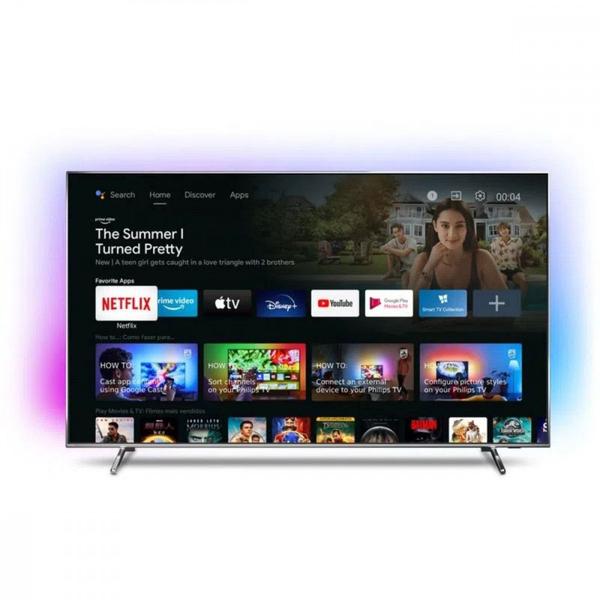 Imagem de Smart TV 65 LED 4K UHD Philips 65PUG8808/78 Ambilight, Google TV, Wi-Fi