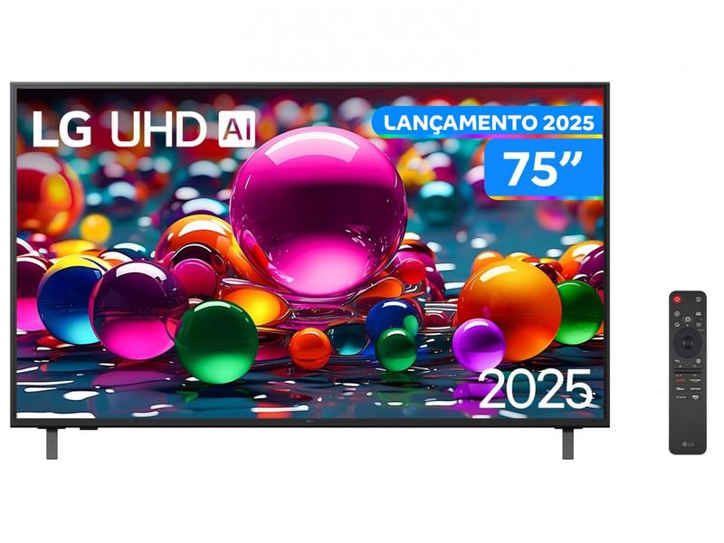 Smart TV 75" LG 4K Ultra HD UHD 75UA8550PSA webOS 25 α7 AI Processor 4K Gen8 Alexa 3 HDMI ... Smart TV 75" LG 4K Ultra HD UHD 75UA8550PSA webOS 25 α7 AI Processor 4K Gen8 Alexa 3 HDMI ...