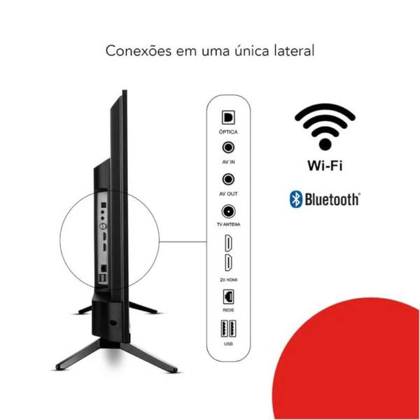 Imagem de Smart TV Aiwa 32 polegadas DLED HD AWSTV32BL02A Android com Conexão Wi-Fi e Bluetooth