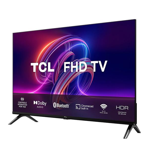 Imagem de Smart TV Android LED 40" Full HD TCL 40S5400A Google Assistant HDR10 2 HDMI 1 USB Wi-Fi Bluetooth