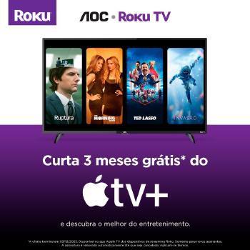 Imagem de Smart TV AOC LED 43" Full HD Wi-Fi USB HDMI Roku 43S5135/78G