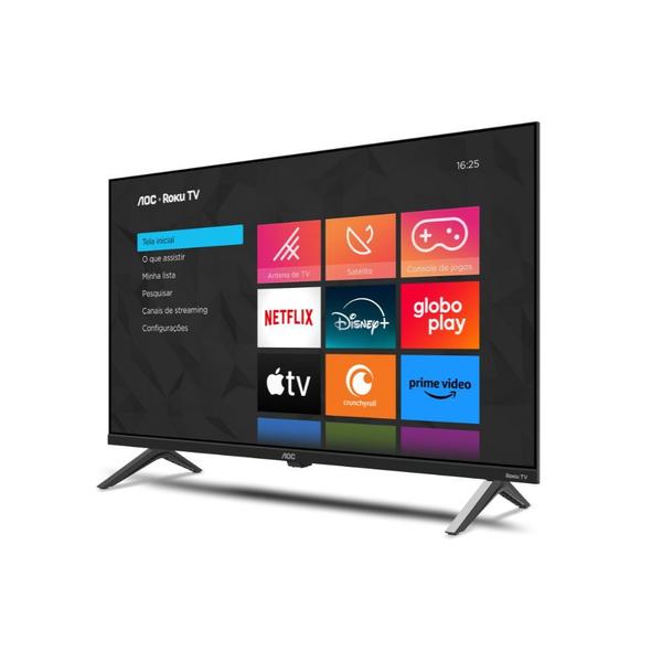 Imagem de Smart TV AOC Roku 32 Dled HD Dolby Audio 32S5045/78G