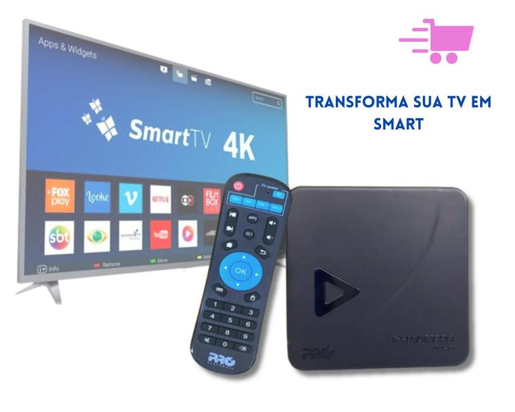 Imagem de Smart TV Box 4K Ultra HD Original Android 10.0 16GB