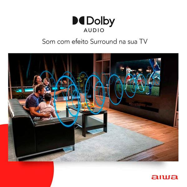 Imagem de Smart TV D-LED 43 Pol AIWA Full HD Android Borda Ultrafina